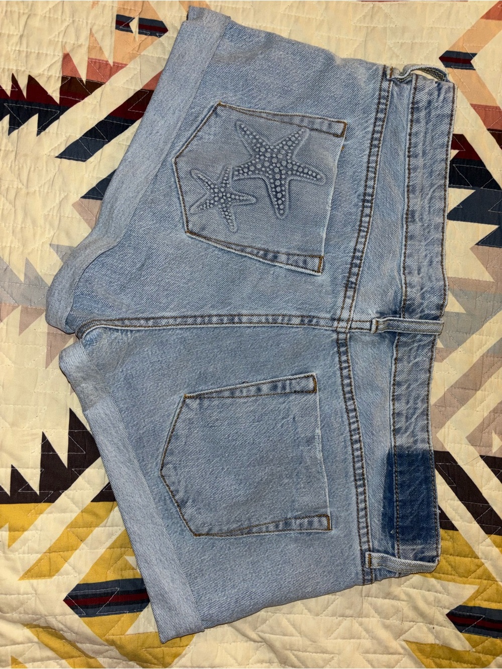 RSQ low rise cuffed shorts